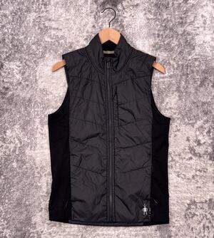 Smartwool Smartloft 60 Vest Small Mens Black Full Zip